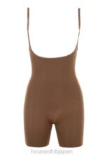 衣類 House of CB ミッド太ももスカルプティングボディスーツモカ 0N8J1276 - Image 8