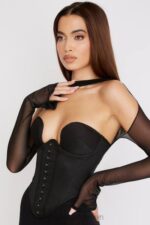 衣類 House of CB ミナブラック構造コルセット 0N8J72 - Image 11