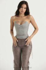 衣類 House of CB ミラベルスモークレースアップコルセット 0N8J40 - Image 9