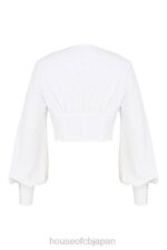 衣類 House of CB ミラベルホワイトレースアップコルセット 0N8J82 - Image 5