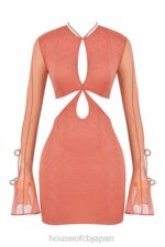 衣類 House of CB ミランダ ローズ クリスタル トリム カットアウト ミニドレス 0N8J511 - Image 5