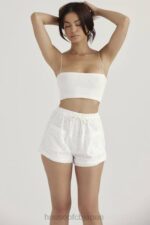 衣類 House of CB メイ ホワイト ブロデリー アングレーズ ショーツ 0N8J914 - Image 17