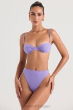 衣類 House of CB モナコバイオレットアンダーワイヤービキニトップ 0N8J1232 - Image 6