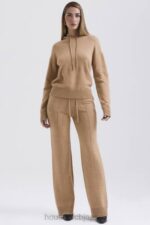 衣類 House of CB ヤリナ キャメル カシミアブレンド パンツ 0N8J823 - Image 2