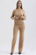 衣類 House of CB ヤリナ キャメル カシミアブレンド パンツ 0N8J823 - Image 5
