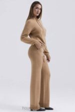 衣類 House of CB ヤリナ キャメル カシミアブレンド パンツ 0N8J823 - Image 7