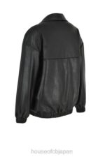 衣類 House of CB ラリッサ ブラック ビーガン レザー オーバーサイズ ボンバー ジャケット 0N8J1039 - Image 9