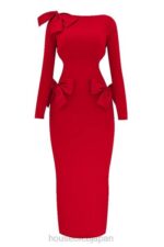 衣類 House of CB ラヴェルレッドリボンマキシドレス 0N8J110 - Image 8
