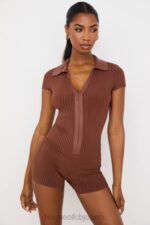 衣類 House of CB リナチョコレートリブ包帯遊び着 0N8J965 - Image 9