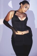 衣類 House of CB リバティブラックサテンコルセット 0N8J76 - Image 10