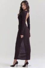 衣類 House of CB リラエスプレッソニットミディスカート 0N8J834 - Image 8