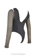 衣類 House of CB リラシャドウ非対称カットアウトボディスーツ 0N8J720 - Image 5