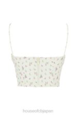 衣類 House of CB リリベス レモン ディッシー フローラル ギャザー ビスチェ トップ 0N8J88 - Image 6