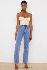 衣類 House of CB リリベス レモン ディッシー フローラル ギャザー ビスチェ トップ 0N8J88 - Image 10
