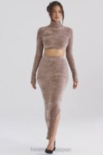衣類 House of CB ルネ・ローズ シェニール マキシスカート 0N8J882 - Image 7