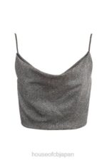 衣類 House of CB ルリアシルバークロップトップ 0N8J774 - Image 3
