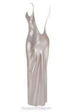 衣類 House of CB レイア シャンパンシマーローバックマキシドレス 0N8J375 - Image 6