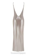 衣類 House of CB レイア シャンパンシマーローバックマキシドレス 0N8J375 - Image 7