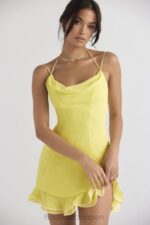 衣類 House of CB ロッセラ キンポウゲ ラッフル ミニドレス 0N8J424 - Image 8