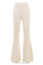 衣類 House of CB ロデル クリームチャンキーリブニットパンツ 0N8J989 - Image 3