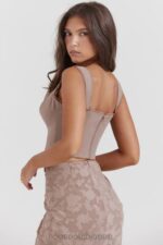 衣類 House of CB ロビンマッシュルームレーストリムコルセット 0N8J9 - Image 9