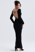 衣類 House of CB ローザブラッククリスタル装飾マキシドレス 0N8J356 - Image 15