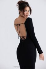 衣類 House of CB ローザブラッククリスタル装飾マキシドレス 0N8J356 - Image 3