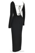 衣類 House of CB ローザブラッククリスタル装飾マキシドレス 0N8J356 - Image 6