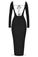 衣類 House of CB ローザブラッククリスタル装飾マキシドレス 0N8J356 - Image 7