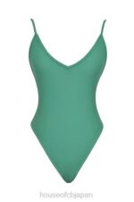 衣類 House of CB ロードス ユーカリ プランジ ワンピース水着 0N8J1174 - Image 3