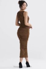 衣類 House of CB ローリーコーヒー クリスタライズド マキシドレス 0N8J334 - Image 12