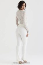 衣類 House of CB ローレルアイボリー ハイウエストパンツ 0N8J910 - Image 7