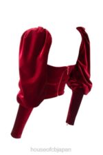 衣類 House of CB ヴァレリーワインベルベット長袖コルセット 0N8J101 - Image 8