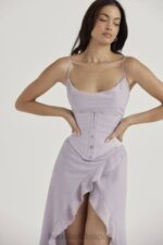 衣類 House of CB ヴィエンヌグレーサテンアンダーバストコルセット 0N8J49 - Image 12