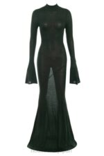 衣類 House of CB 三茶フォレストグリーンニットマキシドレス 0N8J114 - Image 3
