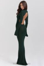 衣類 House of CB 三茶フォレストグリーンニットマキシドレス 0N8J114 - Image 9