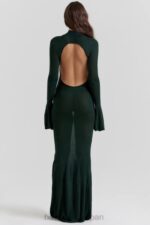 衣類 House of CB 三茶フォレストグリーンニットマキシドレス 0N8J114 - Image 10