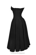 衣類 House of CB 女性の黒のストラップレスミディドレス 0N8J111 - Image 6