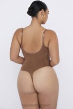 衣類 House of CB 彫刻ひもボディスーツモカ 0N8J1264 - Image 5