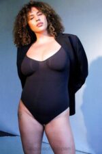 衣類 House of CB 彫刻フルブリーフボディスーツインク 0N8J1271 - Image 2