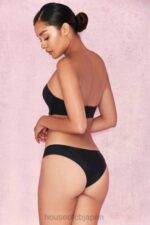 衣類 House of CB 滑らかなプレーン成型ストラップレスブラ - ブラック 0N8J1309 - Image 9