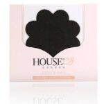 衣類 House of CB 黒の花型ニップルカバー 4 個セット 0N8J1321