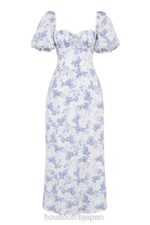 衣類 House of CB felizia ブループリント パフスリーブ サンドレス 0N8J256 - Image 7