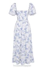 衣類 House of CB felizia ブループリント パフスリーブ サンドレス 0N8J256 - Image 9