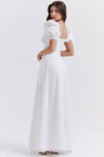 衣類 House of CB Felizia ホワイト パフスリーブ サンドレス 0N8J263 - Image 18