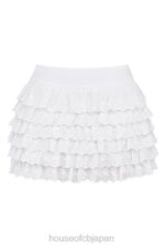 衣類 House of CB fifi ホワイトレイヤードミニスカート 0N8J854 - Image 4
