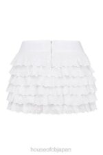 衣類 House of CB fifi ホワイトレイヤードミニスカート 0N8J854 - Image 6