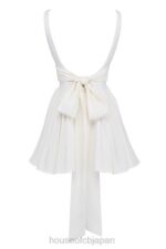 衣類 House of CB Florianne アイボリーリボンミニドレス 0N8J237 - Image 8