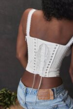 衣類 House of CB gini ホワイトレースバックコルセット 0N8J13 - Image 13