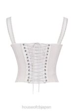 衣類 House of CB gini ホワイトレースバックコルセット 0N8J13 - Image 5